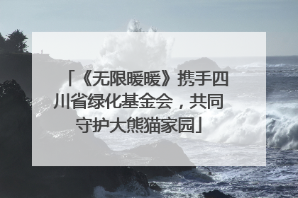 《无限暖暖》携手四川省绿化基金会，共同守护大熊猫家园