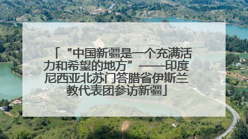“中国新疆是一个充满活力和希望的地方”——印度尼西亚北苏门答腊省伊斯兰教代表团参访新疆