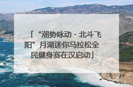 “潮势咏动・北斗飞阳”月湖迷你马拉松全民健身赛在汉启动