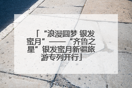 “浪漫圆梦 银发蜜月”——“齐鲁之星”银发蜜月新疆旅游专列开行