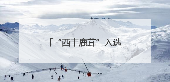 “西丰鹿茸”入选中国品牌价值榜