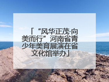 “风华正茂·向美而行”河南省青少年美育展演在省文化馆举办