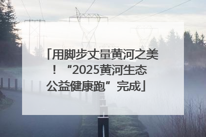 用脚步丈量黄河之美！“2025黄河生态公益健康跑”完成