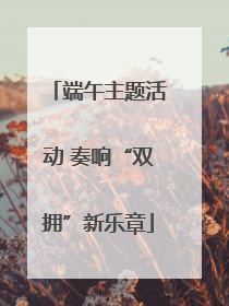 端午主题活动 奏响“双拥”新乐章