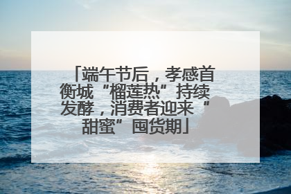 端午节后，孝感首衡城“榴莲热”持续发酵，消费者迎来“甜蜜”囤货期