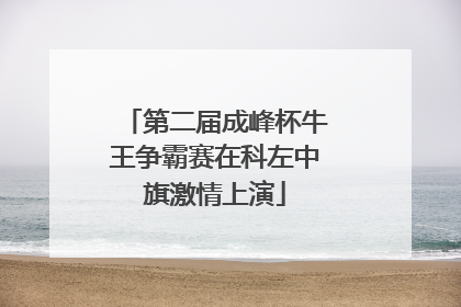 第二届成峰杯牛王争霸赛在科左中旗激情上演