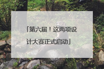 第六届！这两项设计大赛正式启动