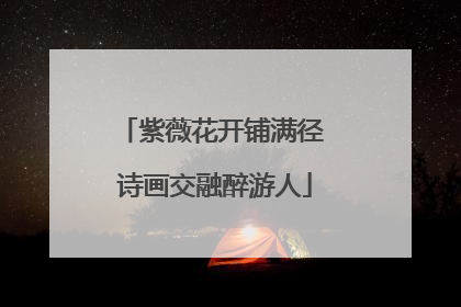 紫薇花开铺满径 诗画交融醉游人