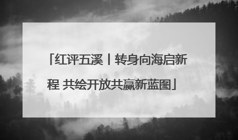 红评五溪丨转身向海启新程 共绘开放共赢新蓝图