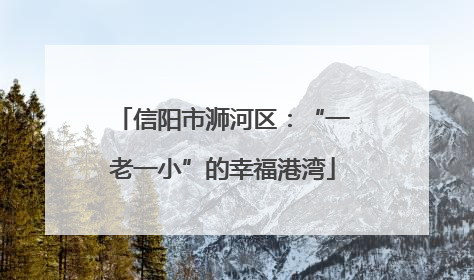 信阳市浉河区：“一老一小”的幸福港湾