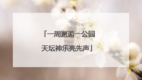 一周邂逅一公园 天坛神乐亮先声