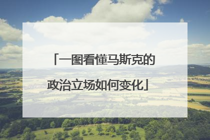 一图看懂马斯克的政治立场如何变化