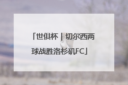 世俱杯｜切尔西两球战胜洛杉矶FC
