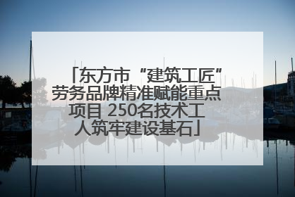 东方市“建筑工匠”劳务品牌精准赋能重点项目 250名技术工人筑牢建设基石