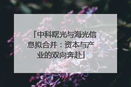 中科曙光与海光信息拟合并：资本与产业的双向奔赴