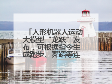 人形机器人运动大模型“龙跃”发布，可根据指令生成跑步、舞蹈等连贯动作