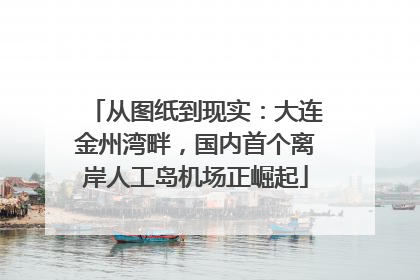 从图纸到现实：大连金州湾畔，国内首个离岸人工岛机场正崛起