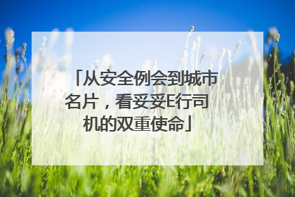从安全例会到城市名片，看妥妥E行司机的双重使命
