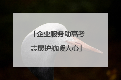 企业服务助高考 志愿护航暖人心