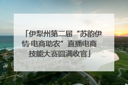 伊犁州第二届“苏韵伊情·电商助农”直播电商技能大赛圆满收官