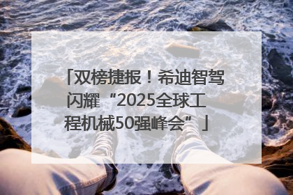 双榜捷报！希迪智驾闪耀“2025全球工程机械50强峰会”