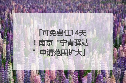 可免费住14天！南京“宁青驿站”申请范围扩大