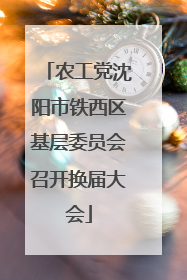 农工党沈阳市铁西区基层委员会召开换届大会
