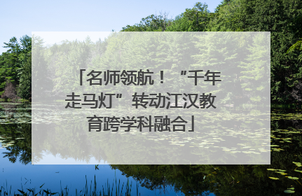名师领航！“千年走马灯”转动江汉教育跨学科融合