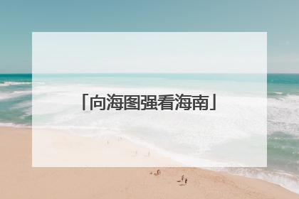 向海图强看海南