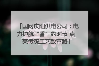 国网庆阳供电公司：电力护航“香”约时节 点亮传统工艺致富路