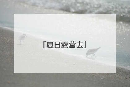 夏日露营去