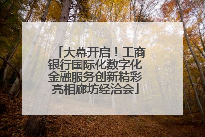 大幕开启！工商银行国际化数字化金融服务创新精彩亮相廊坊经洽会