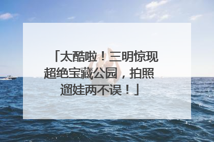 太酷啦！三明惊现超绝宝藏公园，拍照遛娃两不误！