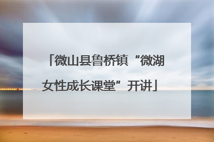 微山县鲁桥镇“微湖女性成长课堂”开讲