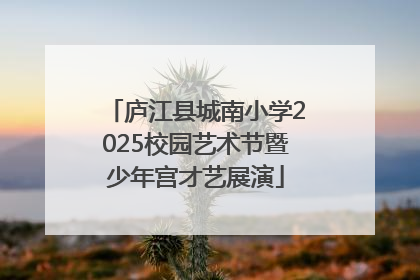 庐江县城南小学2025校园艺术节暨少年宫才艺展演