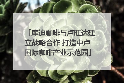 库迪咖啡与卢旺达建立战略合作 打造中卢国际咖啡产业示范园