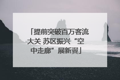 提前突破百万客流大关 苏区振兴“空中走廊”展新翼