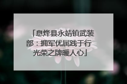 息烽县永靖镇武装部：拥军优属践于行 光荣之牌暖人心