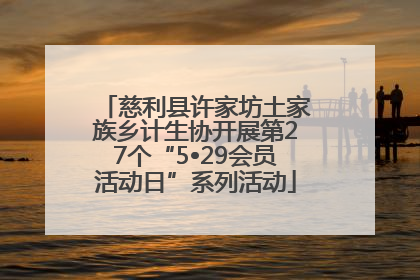 慈利县许家坊土家族乡计生协开展第27个“5•29会员活动日”系列活动