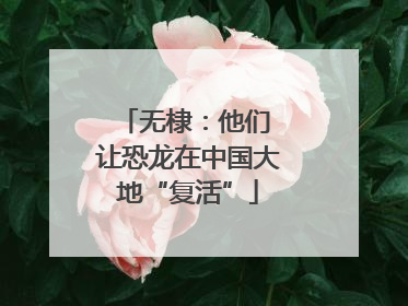 无棣：他们 让恐龙在中国大地“复活”