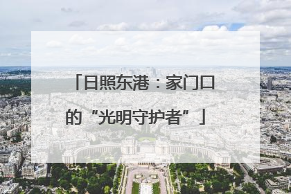 日照东港：家门口的“光明守护者”