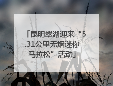 昆明翠湖迎来“5.31公里无烟迷你马拉松”活动