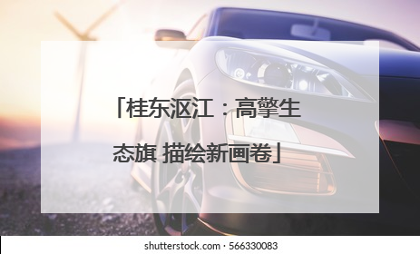 桂东沤江：高擎生态旗 描绘新画卷