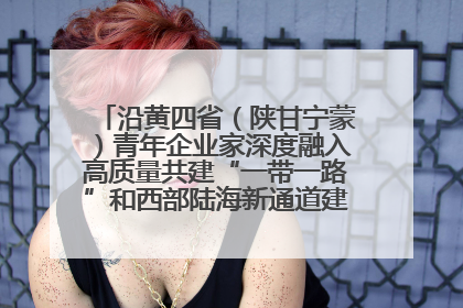 沿黄四省（陕甘宁蒙）青年企业家深度融入高质量共建“一带一路”和西部陆海新通道建设战略合作交流会在甘肃兰州召开