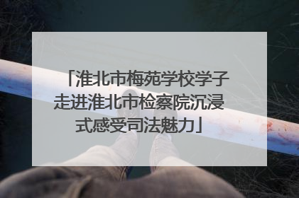 淮北市梅苑学校学子走进淮北市检察院沉浸式感受司法魅力