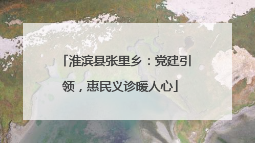 淮滨县张里乡：党建引领，惠民义诊暖人心
