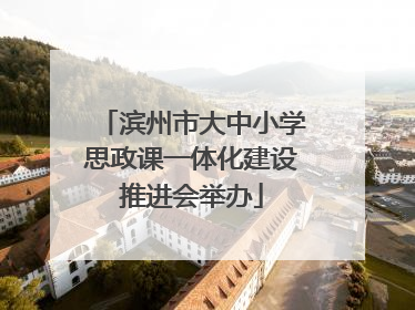 滨州市大中小学思政课一体化建设推进会举办