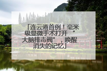连云港首例！毫米级显微手术打开 “大脑排毒阀”，唤醒消失的记忆
