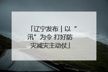 辽宁发布｜以“汛”为令 打好防灾减灾主动仗