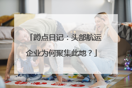 蹲点日记：头部航运企业为何聚集此地？